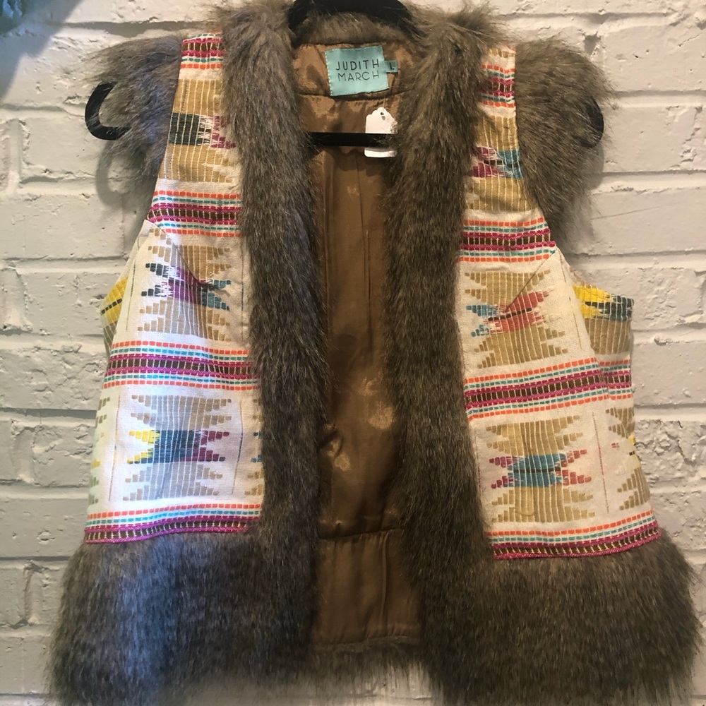 Judith March Embroidered Vest